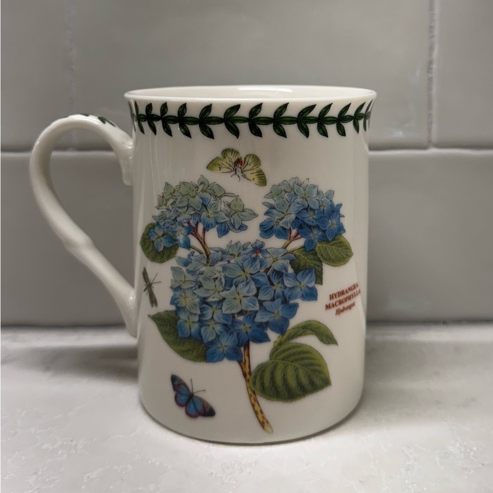 Portmeirion Blue Hydrangea Ceramic Mug